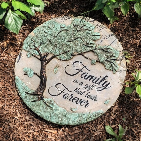 Carson Home Accents Garden Stone-Keynote Collection-“Family Is A Gift Forever” - Picture 15 of 16